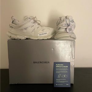 White Balenciaga Tracks